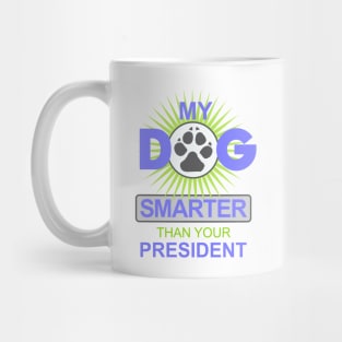 My Dog is Smarter than your President Mug